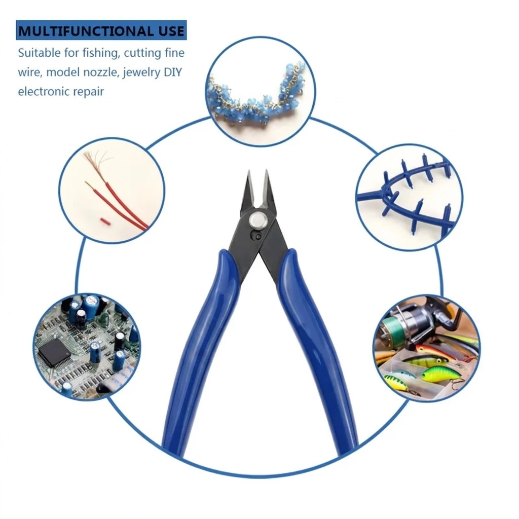Electronics Repair Hobby - Karbon Çelik Diagonal Pense, Elektronik, Yumuşak