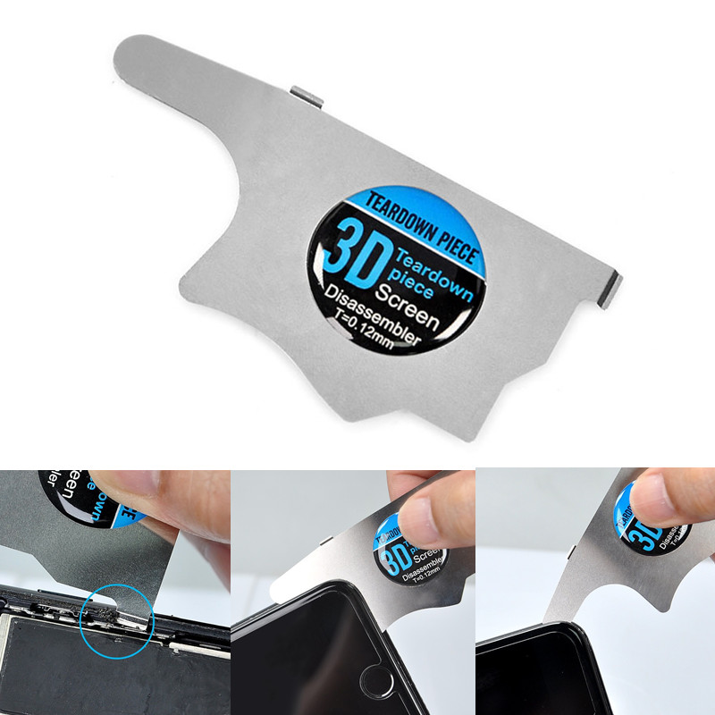 Phone Opening Tool - 1/2 Adet TE-024 3D Ultra-İnce Paslanmaz