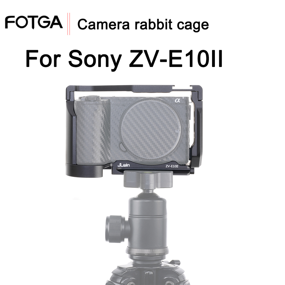 Sony Camera Zv-E10 - FOTGA ZV-E10 II kamera kafesi ahşap